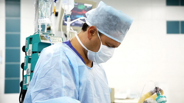 Male Surgeon in Operation Room