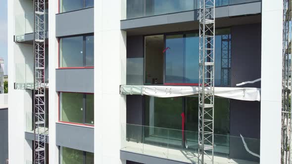 Office or Residential Building Under Construction alt