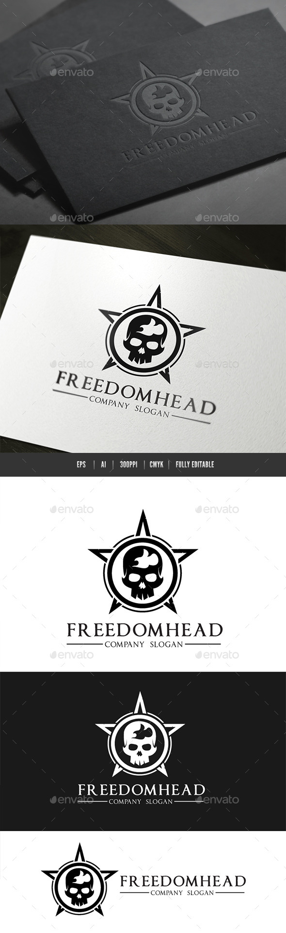 Freedom Head Logo - Humans Logo Templates
