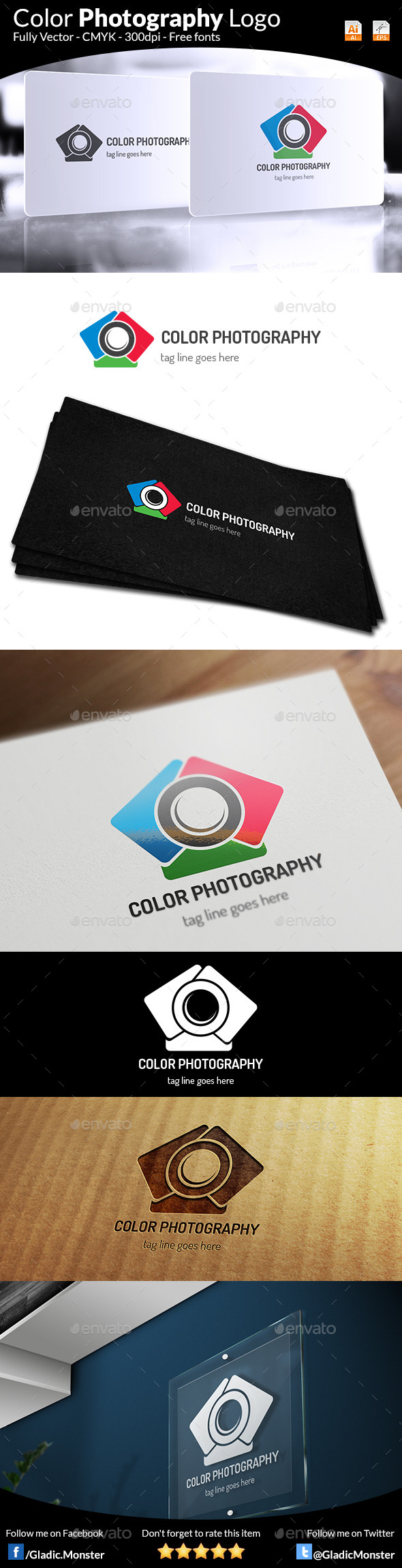 Color Photography Logo - Symbols Logo Templates