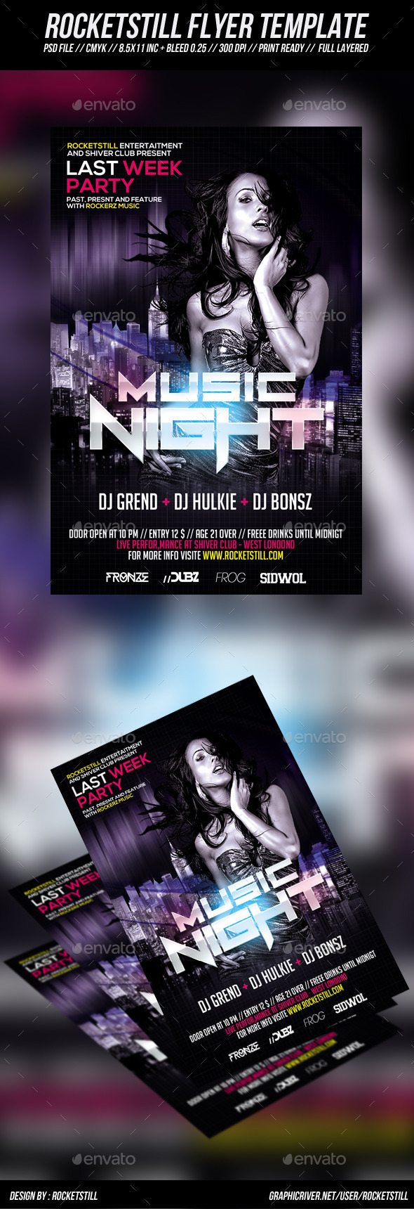 U Night Flyer - Clubs & Parties Events