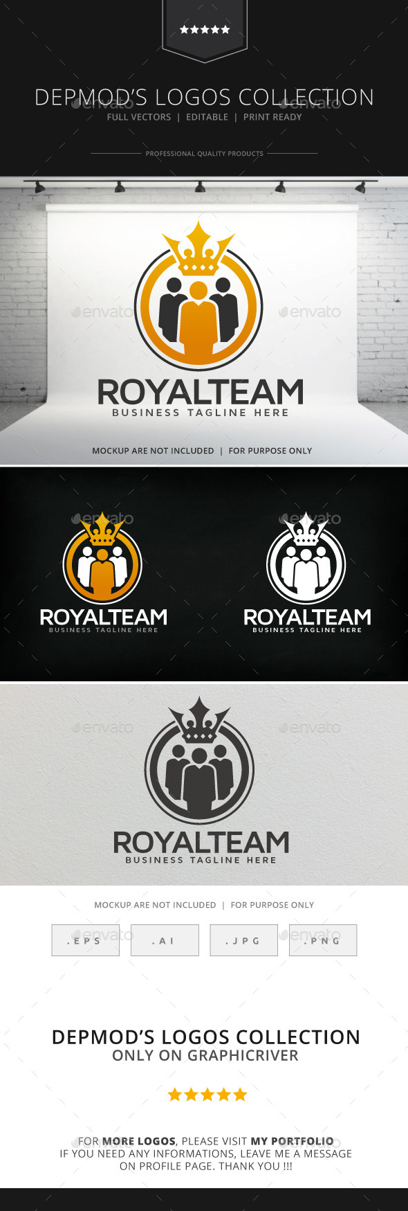 Royal Team Logo - Humans Logo Templates