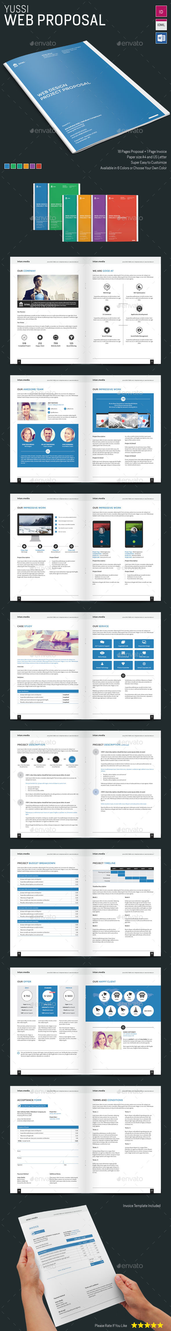 Yussi - Web Proposal - Proposals & Invoices Stationery