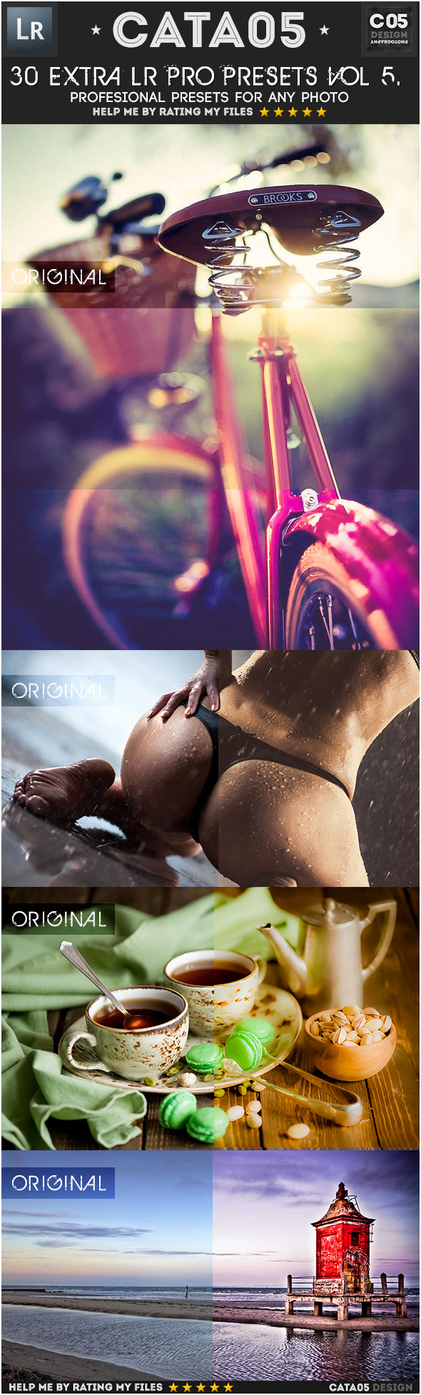 30 Extra Pro Presets Vol 5 - Portrait Lightroom Presets