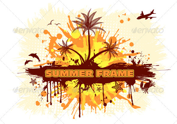 Summer frame - Seasons Nature