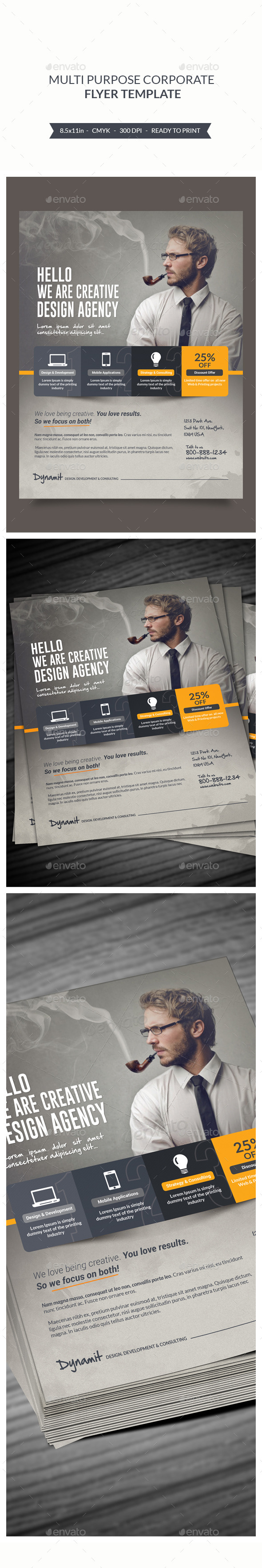 Multipurpose Corporate Flyer - Corporate Flyers