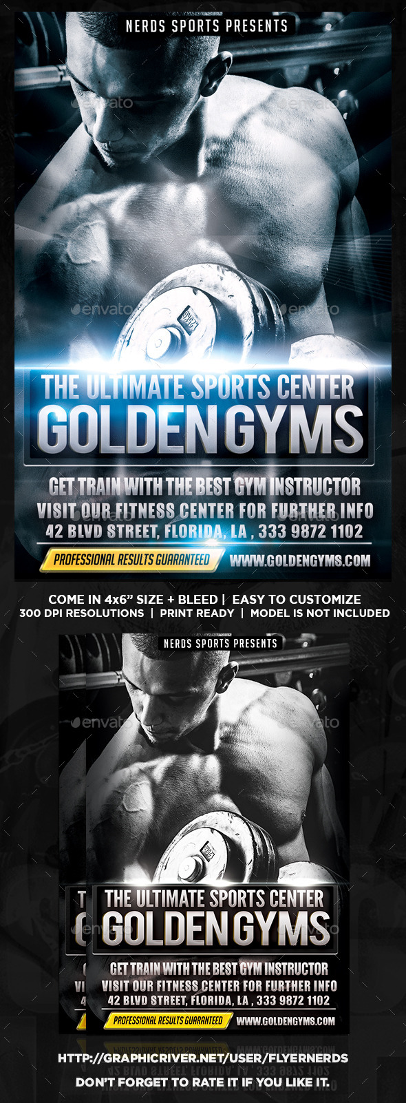 The Gym Sports Flyer