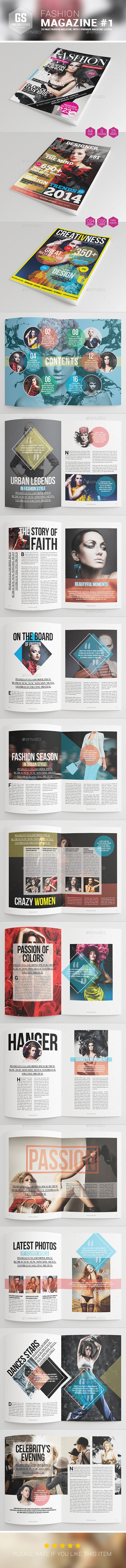 Fashion Magazine #1 - Magazines Print Templates