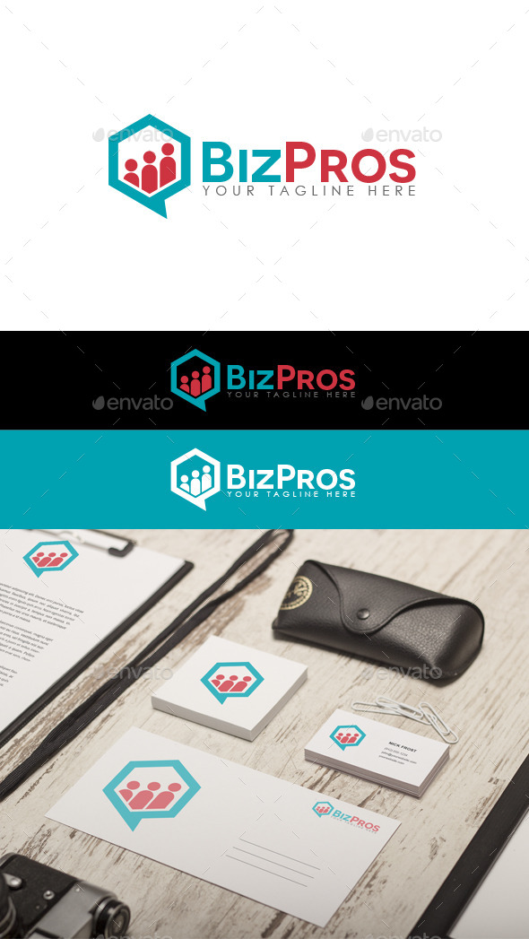 Biz Pros Logo - Abstract Logo Templates