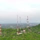 Transmission tower on the mountain, Phetchaburi Province, Thailand - VideoHive Item for Sale