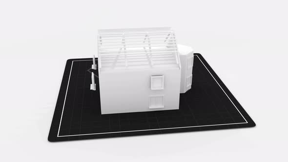 Architecture Plan Layout Draft Showing Home Building Development alt