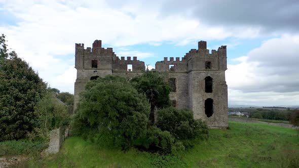 The Remains of Raphoe Castle in County Donegal Ireland, Stock Footage