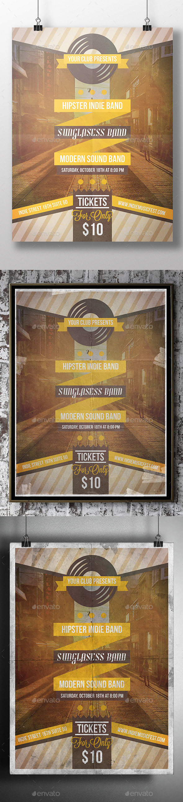 Music Gig Poster Party Flyer - Concerts Events