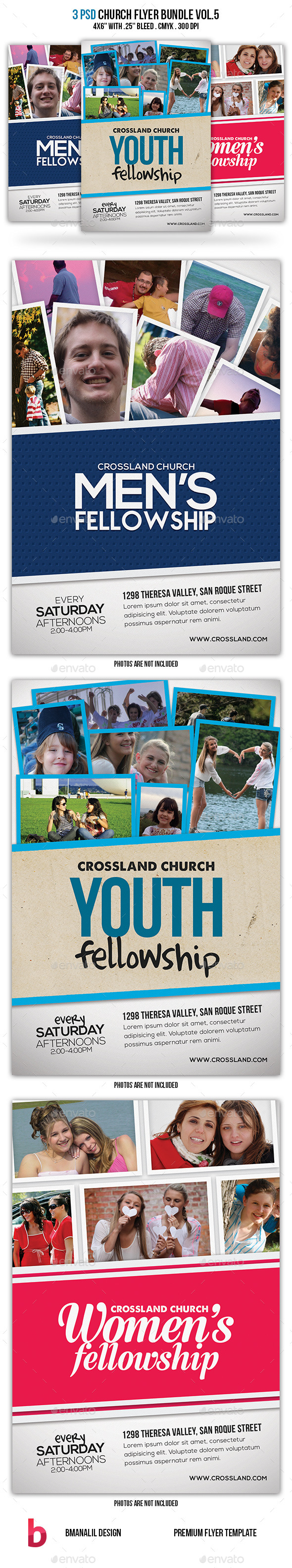 Church Flyer Bundle Vol.5 - Church Flyers