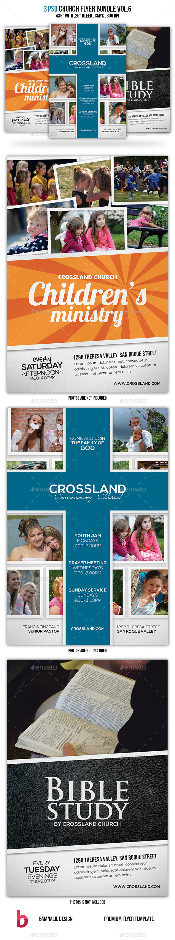Church Flyer Bundle Vol.6 - Church Flyers