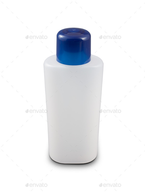 Nail polish remover plastic bottle