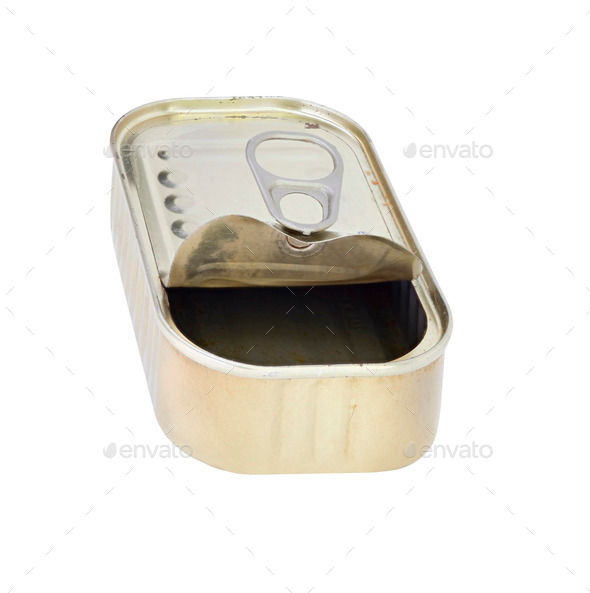 empty tin can - Stock Photo - Images