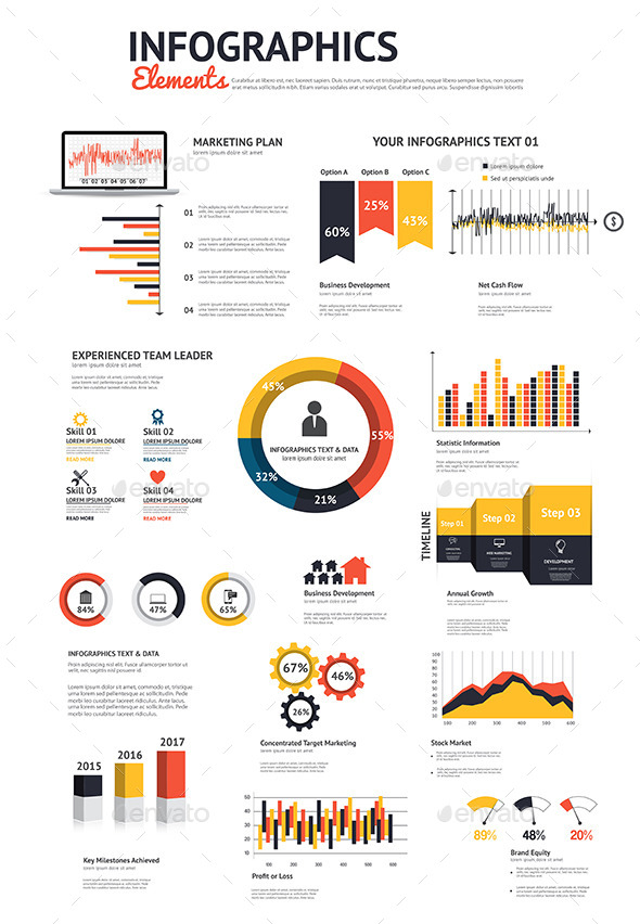 Big Set of Infographic Elements - Infographics