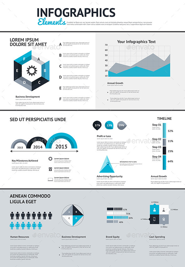 Big Set of Infographic Elements - Infographics