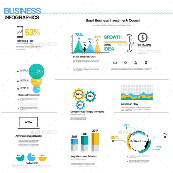 Big Set of Infographic Elements - Infographics