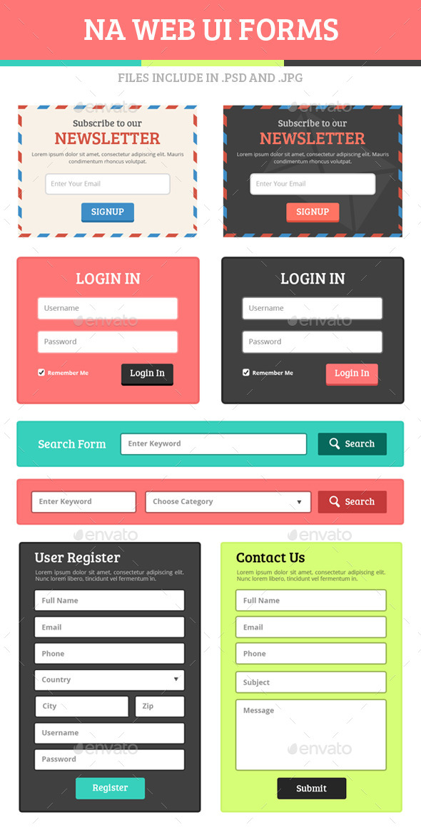 NA Web UI Forms - Forms Web Elements