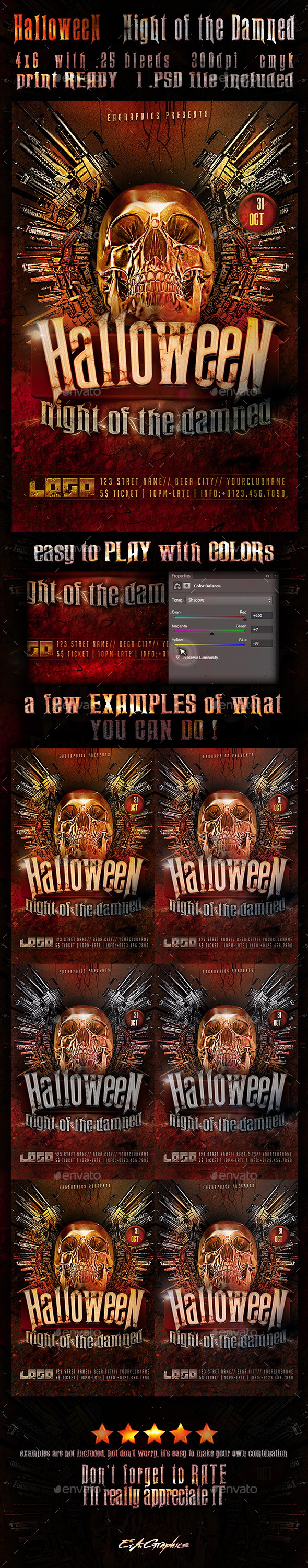 HalloweeN - Night Of The Damned - Holidays Events