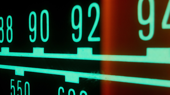 Glowing Radio Dial, Stock Footage | VideoHive