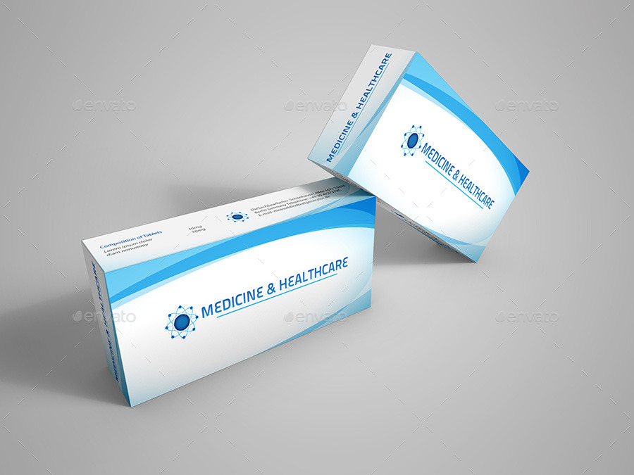 Download Medicine Box Mockup by graphickey | GraphicRiver