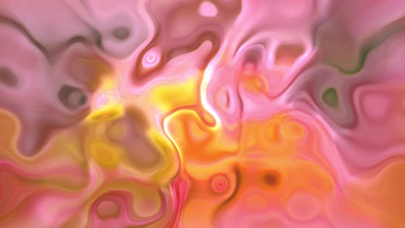 Colorful vivid color animated digital liquid wave. Liquid wavy motion background. A 177