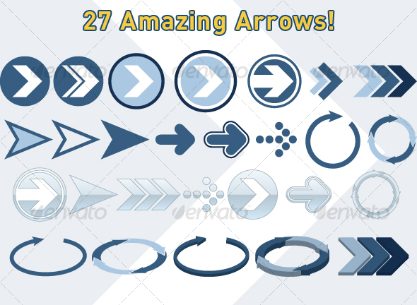 27 Useful Arrows - Decorative Symbols Decorative