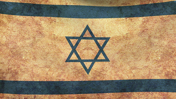 Israel Flag 2 Pack – Grunge and Retro