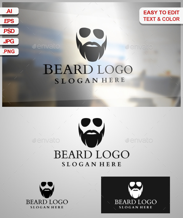 Beard Logo - Humans Logo Templates