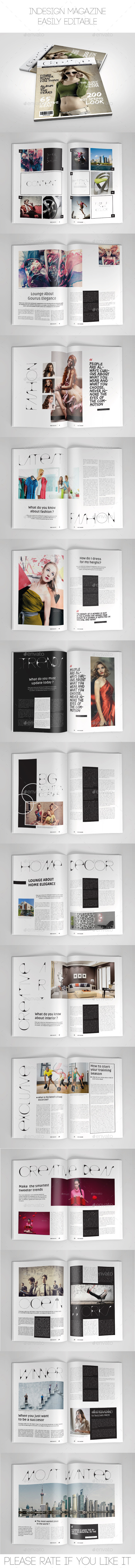 Multipurpose Magazine Template - Magazines Print Templates
