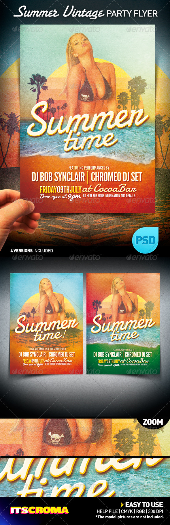 Summer Vintage House / Flyer - Clubs & Parties Events