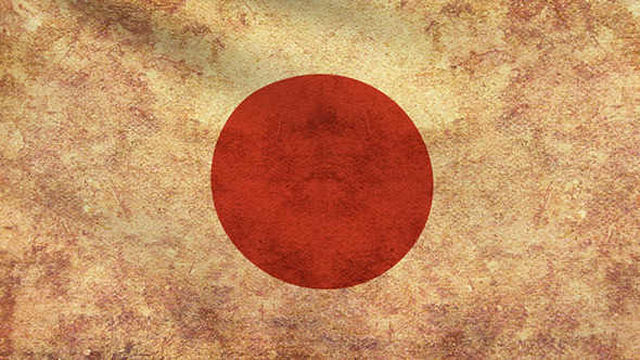 Japan Flag 2 Pack – Grunge and Retro