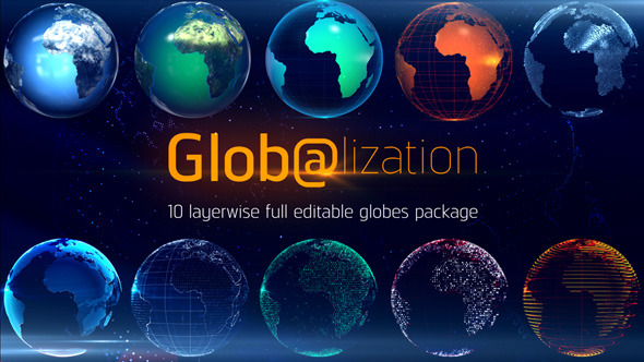 Glob- 10 Editable - VideoHive 9176846
