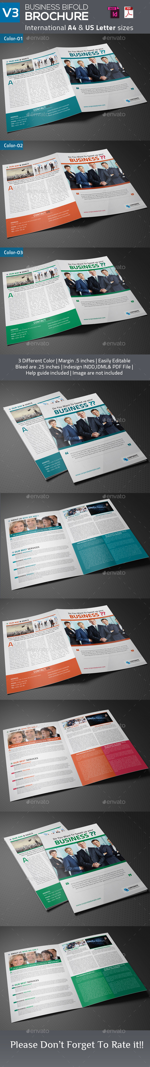 Business Bifold Brochure V3 - Corporate Brochures