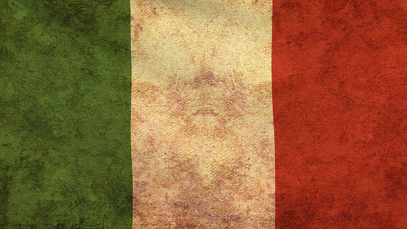 Italy Flag 2 Pack – Grunge and Retro