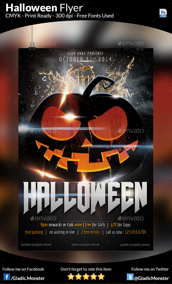 Halloween Party Flyer - Clubs & Parties Events