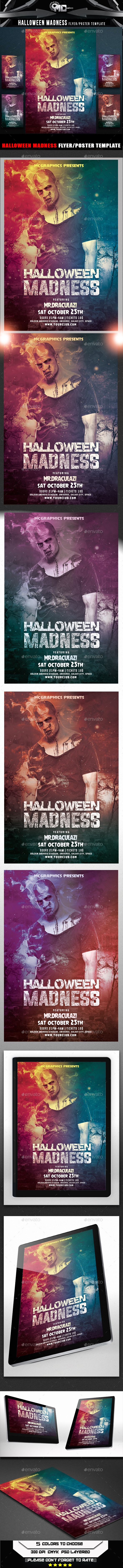 Halloween Madness Flyer Template