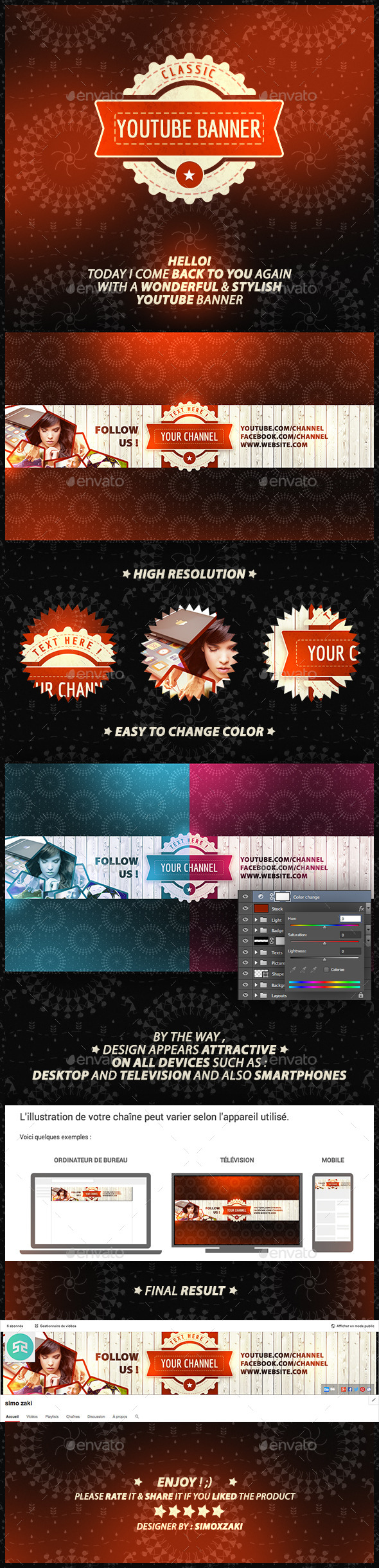 Classic Youtube Banner - YouTube Social Media