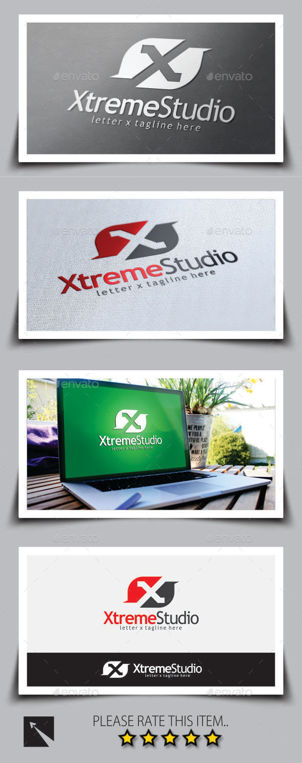 Xtreme Studio Letter (X) Logo Template - Letters Logo Templates