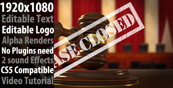 Gavel And Stamp - VideoHive 843182
