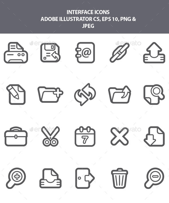 Interface Icons - Software Icons