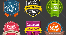 Black Friday & Cyber Monday 2015 Discounts and Sales Banner Collection