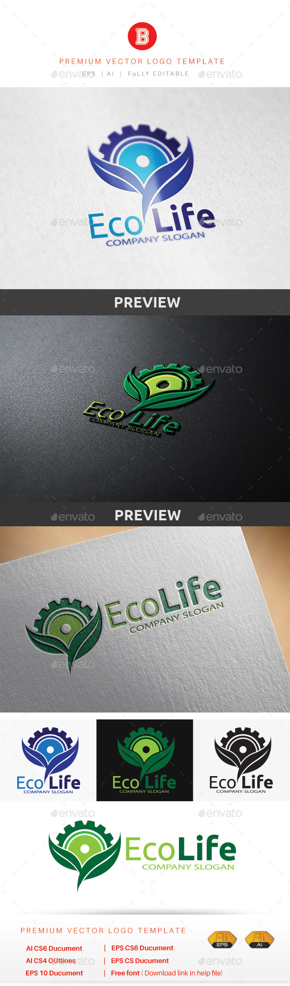 Eco Life - Nature Logo Templates