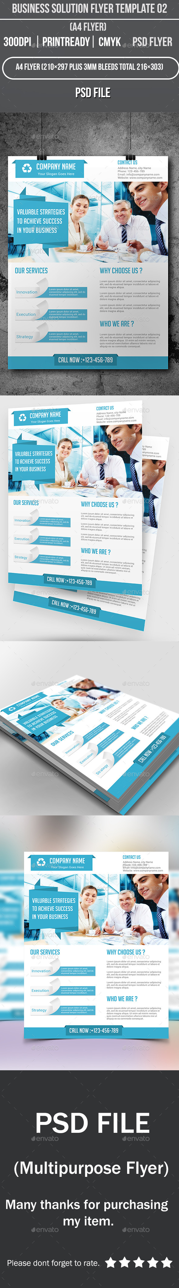 Business Solution Flyer Template 02 - Corporate Flyers