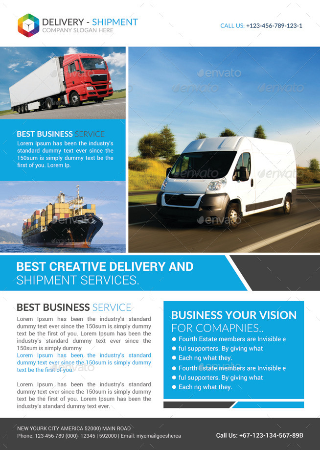 Delivery Flyer Template