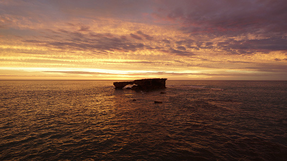 Single Island In Ocean