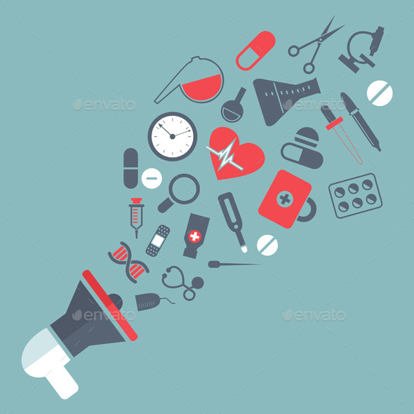Medicine Mouthpiece - Health/Medicine Conceptual